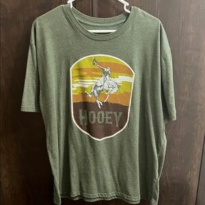 Hooey Olive Green Rodeo Shield Graphic Tee